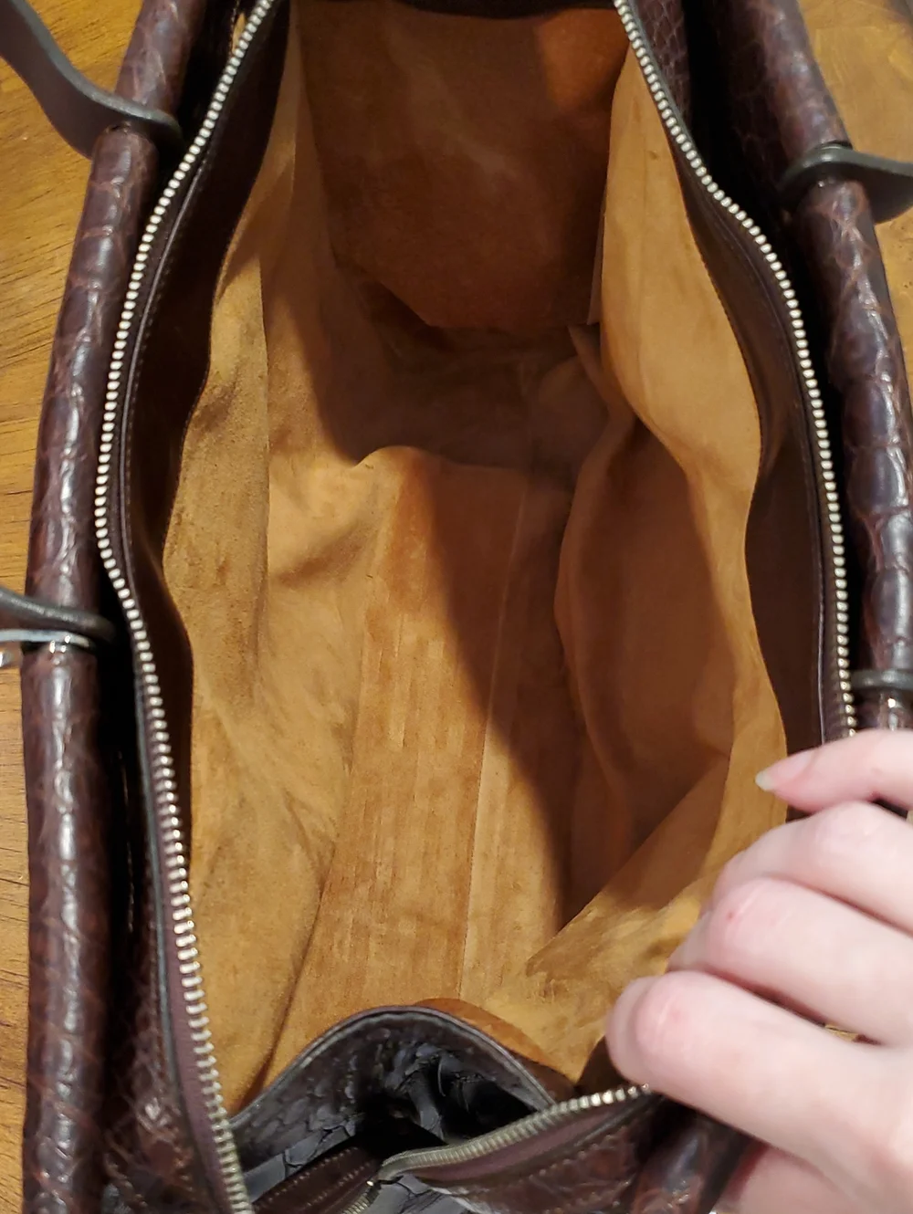 Mauro Governa For Suarez Alligator Work Tote